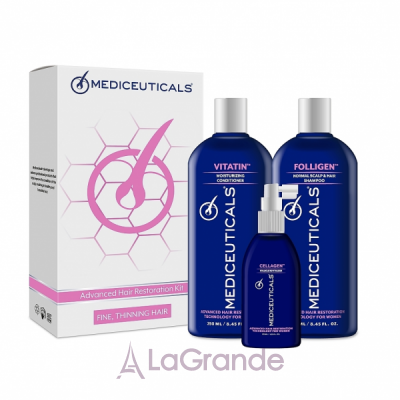 Mediceuticals Advanced Hair Restoration Fine Thinning Hair      (shm/250ml + cond/250ml + ser/125ml)