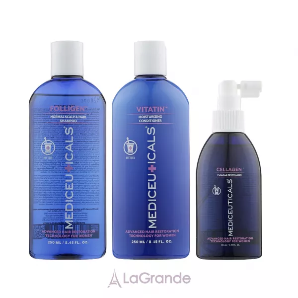 Mediceuticals Advanced Hair Restoration Fine Thinning Hair ����� ��� �������������� ����� ������ (shm/250ml + cond/250ml + ser/125ml)