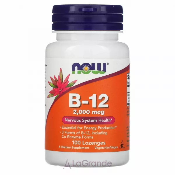 Now Foods B-12 2000 mcg ³���� �12, 2000 ��� (�������� ������'� ������� �������)