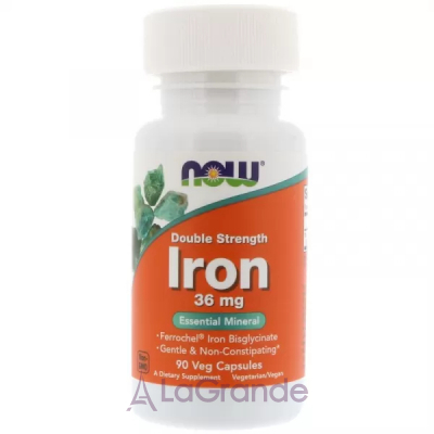 Now Foods Iron 36 mg ,  , 36 