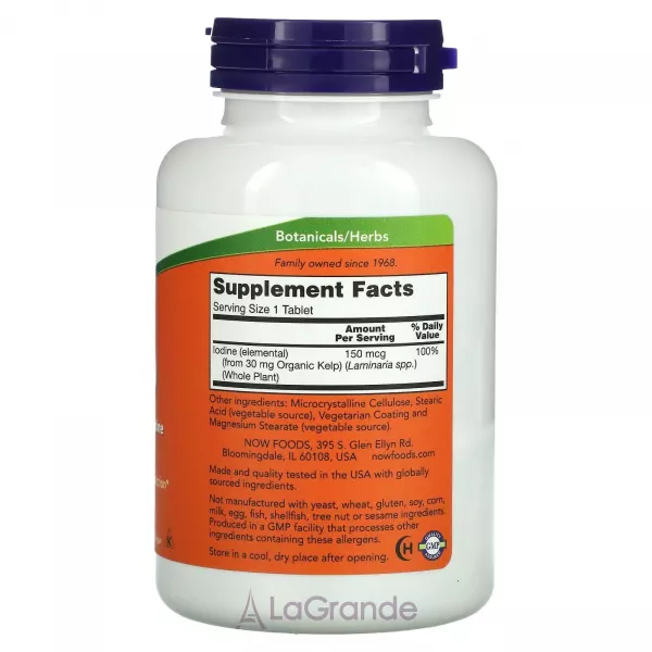 Now Foods Kelp 150 mcg ĳ������ ������� ��� �������� ������'� ���������� ������ 