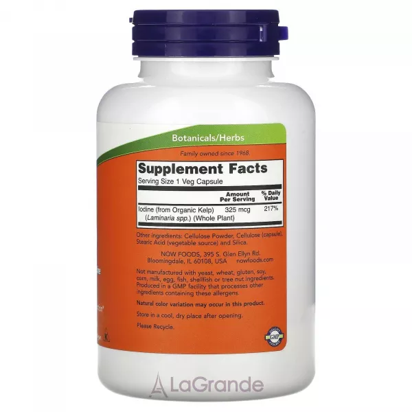 Now Foods Kelp 325 mcg ĳ������ ������� ��� �������� ������'� ���������� ������ 