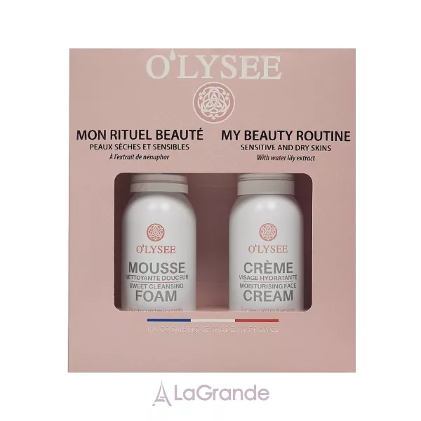 O'LYSEE My Beauty Routine (foam/100ml + cr/75ml) ����� ��� ����� �� ����� (��������� ����� 100 �� + ���� ��� ���� 75 ��)