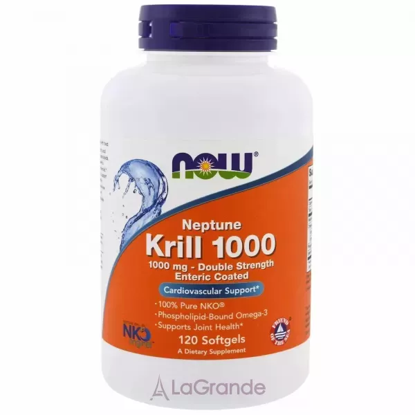 Now Foods Neptune Krill 1000 mg ��� �����, ������� ����, 1000 �� (�������� �������-������� �������)