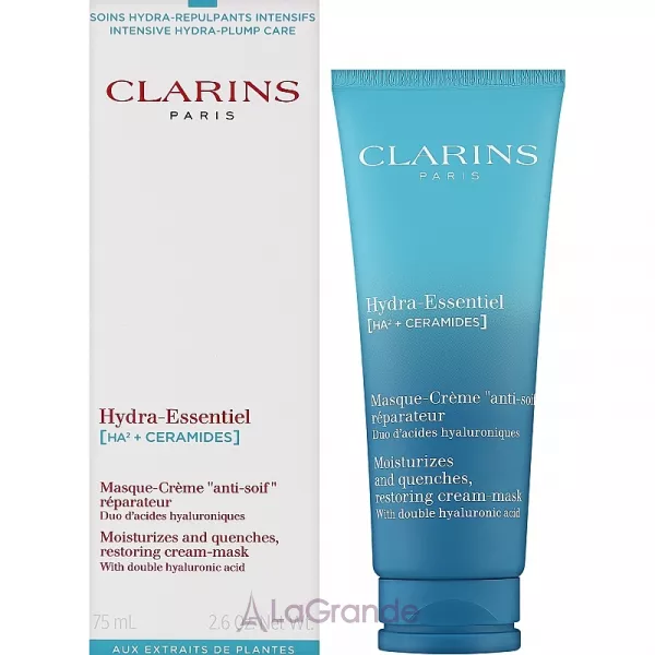 Clarins Hydra-Essentiel HA2+ Ceramides Restoring Cream-Mask ����������������� ����-����� ��� ����