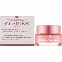 Clarins Multi-Active Jour Niacinamide+Sea Holly Extract Glow Boosting Line-Smoothing Day Cream ������� �������������� ���� ��� ���� ����� ����