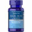 Puritan's Pride Hair Skin Nails Formula Type 1 and 3 Collagen 60pcs