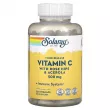 Solaray Vitamin C with Rose Hips & Acerola Timed Release 500mg ³     ,        