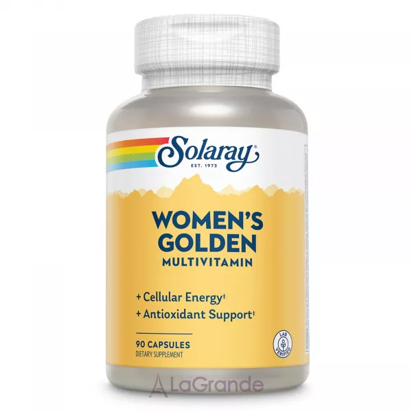 Solaray Supplements Women's Golden Multi-Vitamin �������������� �������� ��� ����