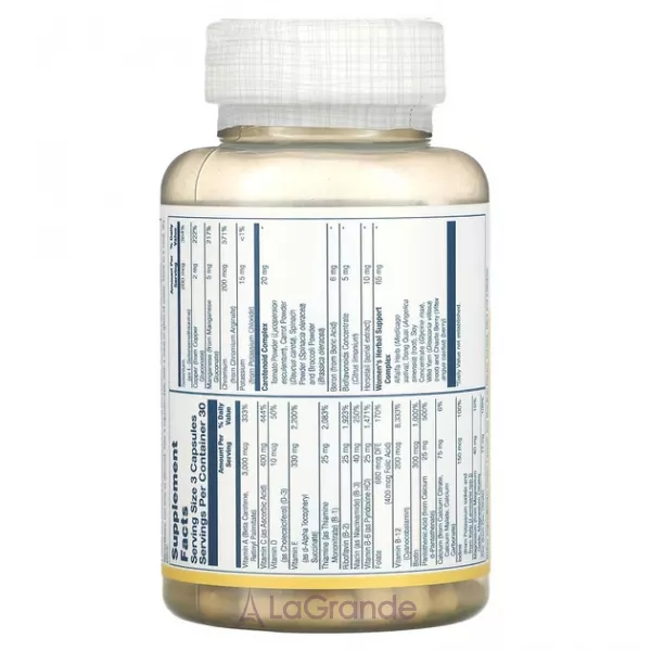 Solaray Supplements Women's Golden Multi-Vitamin �������������� �������� ��� ����