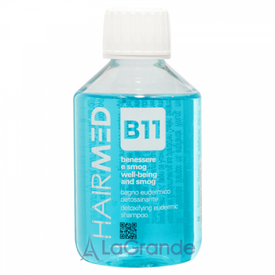 Hairmed B11 Well-being and Smog Detoxifying Eudermic Shampoo  -   