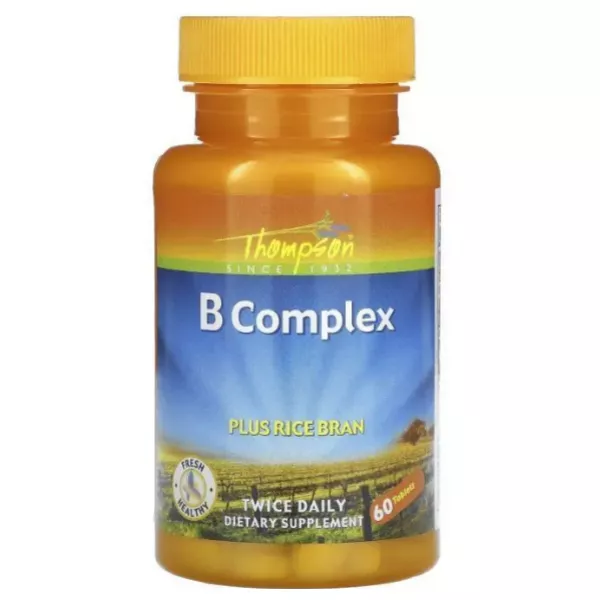 Thompson B Complex Plus Rice Bran ���������� B-�������� � �������� �������� � ���������