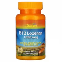 Thompson Vitamin B12 Lozenge Natural Cherry 1000 mcg ³���� B-12 1000 ��� � ��������� ��� �������������� � ����������� �������� �����