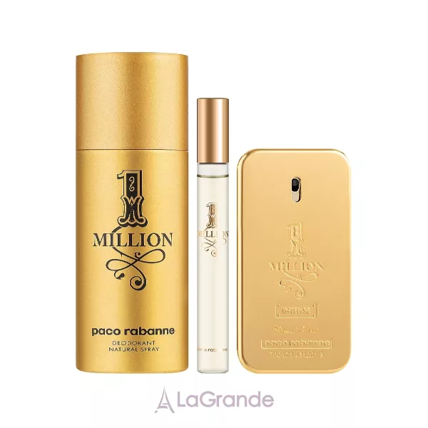 Paco Rabanne 1 Million ����� (��������� ���� 50 �� + ��������� ���� 10 �� + ���������� 150 ��)