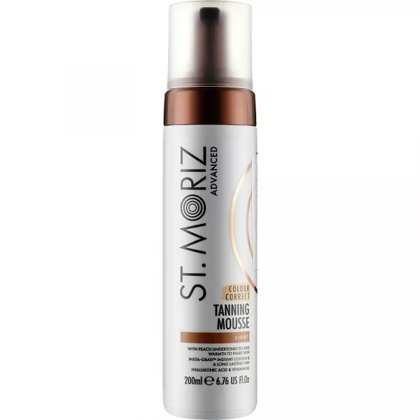 St.Moriz Advanced Colour Correcting Tanning Mousse Light ���� ��� ��������� ����������, �������