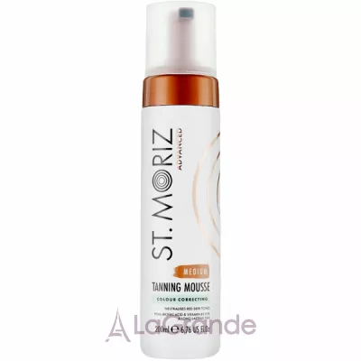 St.Moriz Advanced Colour Correcting Tanning Mousse Medium    , 