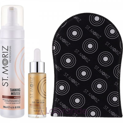 St.Moriz Ready To Glow (bronzer/200ml + f/ser/25ml + applicator/1pc)     31