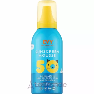 EVY Technology Sunscreen Mousse For Children SPF50     SPF50