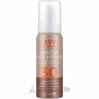 EVY Technology Daily UV Face Mousse SPF30      SPF30