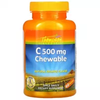 Thompson C500 mg Chewable Natural Orange Flavor ³���� � 500 �� ���� ��������� � ��������� ���������