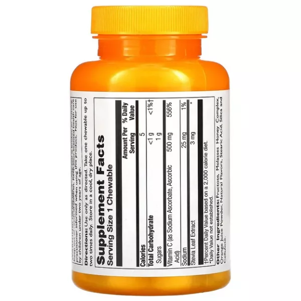 Thompson C500 mg Chewable Natural Orange Flavor ������� �  500 �� ���� ���������  � �����������  ���������