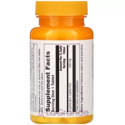 Thompson L-Lysine 500 mg L-  500   