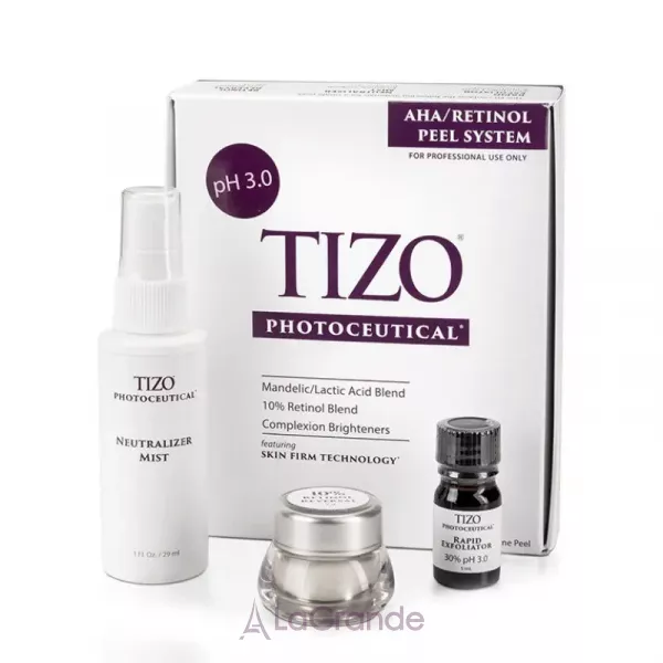 TiZO Photoceutical AHA/Retinol Peel System ����� ��� ����������������� ������� ���� (exfol/5ml + exfol/30ml + cr/5g)