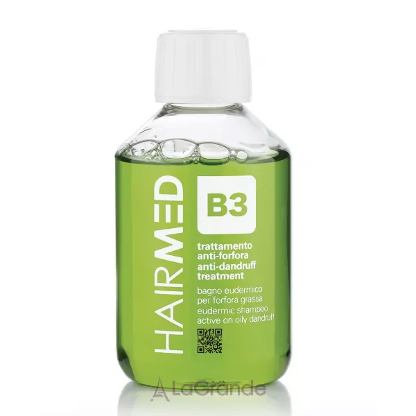Hairmed B3 Anti-dandruff Treatment Eudermic Shampoo Active on Oily Dandruff ���������� ������� ����� ����� ����