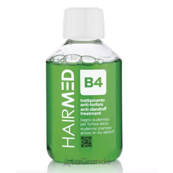 Hairmed B4 Anti-dandruff Treatment Eudermic Shampoo Active on Dry Dandruff ���������� ������� ����� ���� ����