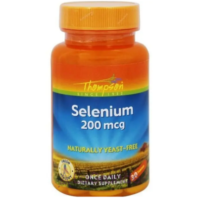 Thompson Selenium Yeast Free 200 mcg    200   