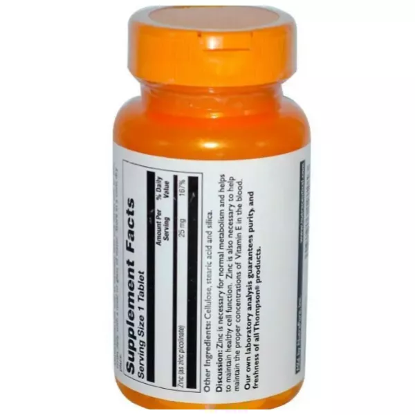 Thompson Zinc Picolinate 25 mg ���� ��������� 25 �� � ���������