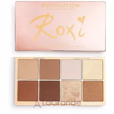 Makeup Revolution X Roxxsaurus Highlight & Contour Palette   