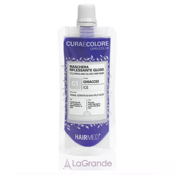 Hairmed C1 Coloring and Gloss Hair Mask Ice ���������� ����� 