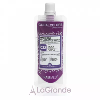 Hairmed C22 Coloring And Gloss Hair Mask Purple   