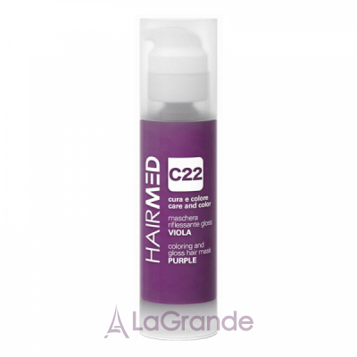 Hairmed C22 Coloring And Gloss Hair Mask Purple   