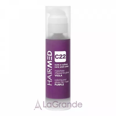 Hairmed C22 Coloring And Gloss Hair Mask Purple   