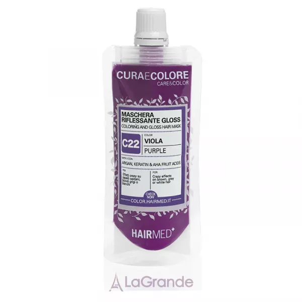 Hairmed C22 Coloring And Gloss Hair Mask Purple ���������� ����� 