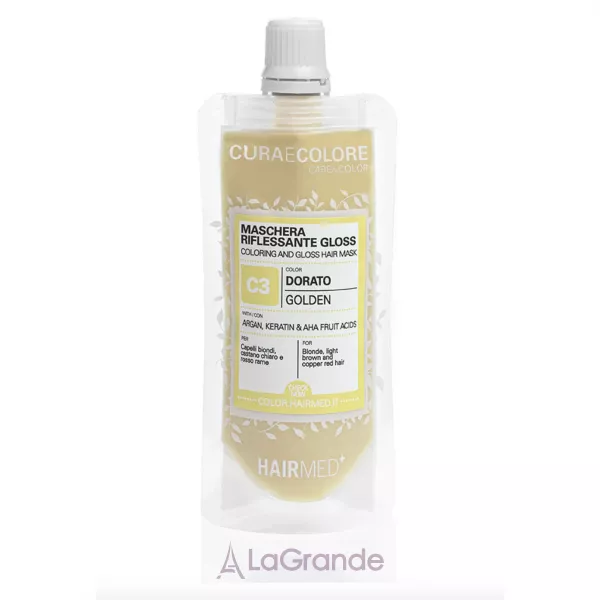 Hairmed C3 Coloring And Gloss Hair Mask Gold ���������� ����� 