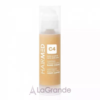 Hairmed C4 Coloring and Gloss Hair Mask Light Copper   