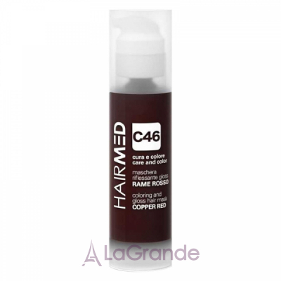 Hairmed C46 Coloring and Gloss Hair Mask Copper Red   