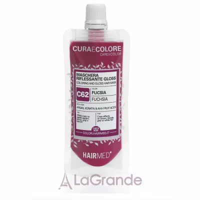 Hairmed C62 Coloring and Gloss Hair Mask Fuchsia   