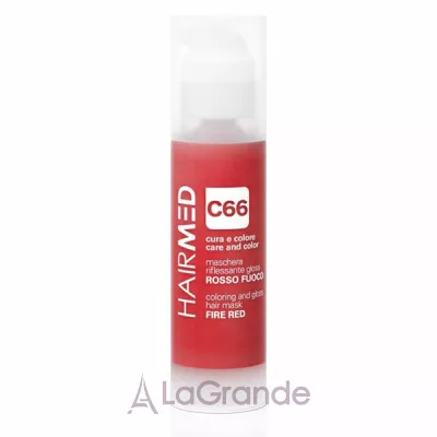 Hairmed C66 Coloring and Gloss Hair Mask Fire Red   