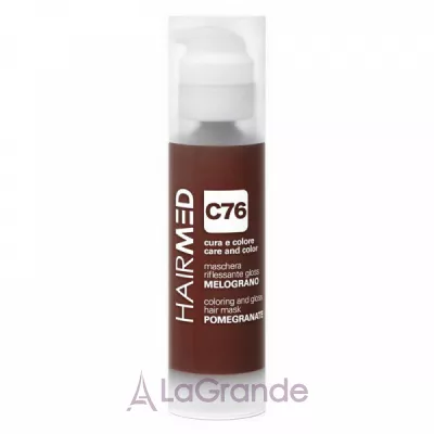 Hairmed C76 Coloring and Gloss Hair Mask Pomegranate   