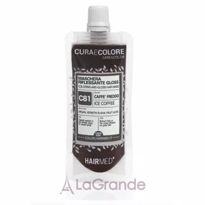 Hairmed C81 Coloring And Gloss Hair Mask Ice Coffee   