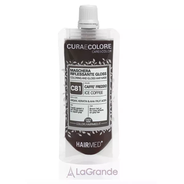 Hairmed C81 Coloring And Gloss Hair Mask Ice Coffee ���������� ����� 