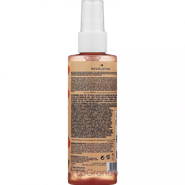Makeup Revolution Fixing Spray Peaches & Cream �����-�������� �������