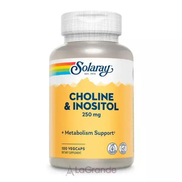 Solaray Choline & Inositol 250 �� B-������� ������� ���� �� ��������