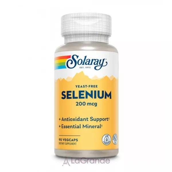 Solaray Selenium Yeast-Free 200mcg ������� ������� 