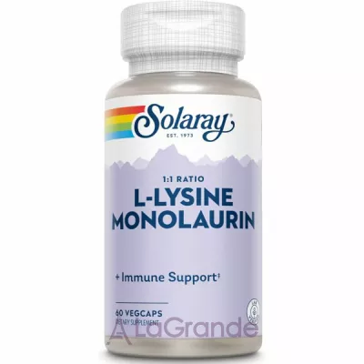 Solaray L-Lysine Monolaurin Ratio 1:1   