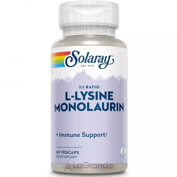 Solaray L-Lysine Monolaurin Ratio 1:1 ������� ������� 